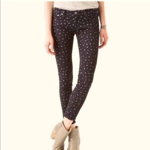 AG The Legging Super Skinny Ankle Star Print Jeans